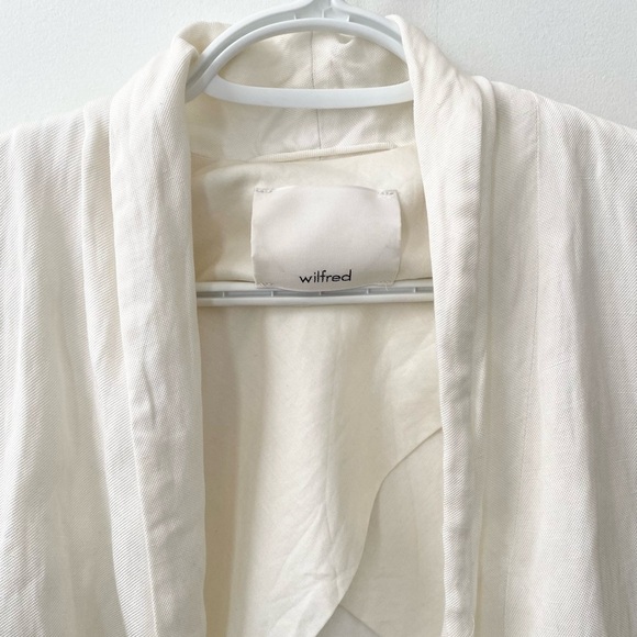 Aritzia Wilfred Niveau Linen longline vest - Picture 4 of 8